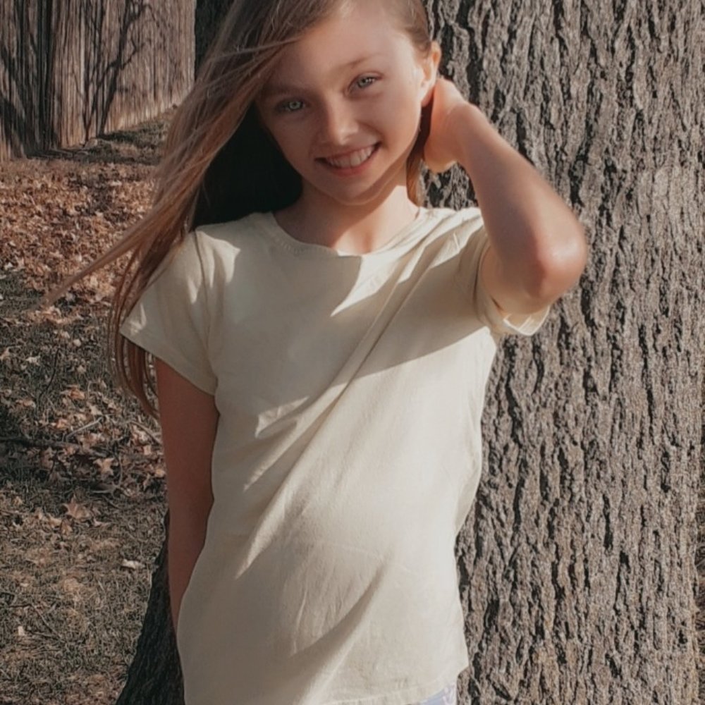 girls size 10/12 kids yellow shirt spring